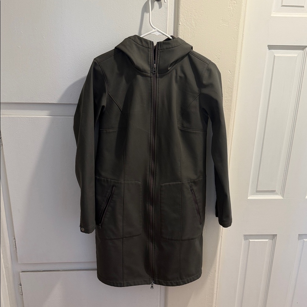 Women's Hooded Jacket in Dark Green